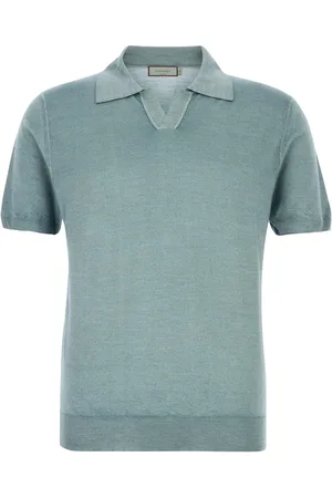 CANALI Polo in misto lana carta da zucchero UOMO