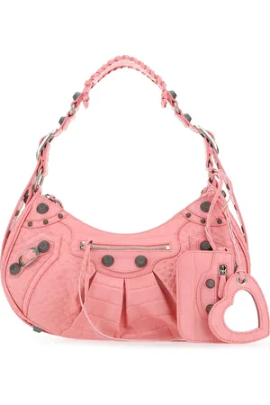 Balenciaga Borsa a spalla Le Cagole S in pelle rosa DONNA