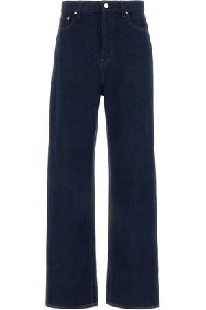 Gucci Jeans dalla gamba ampia in denim blu UOMO