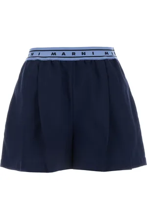 Marni Shorts in lana blu navy DONNA
