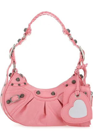 Balenciaga Borsa a spalla Le Cagole XS in nappa rosa DONNA