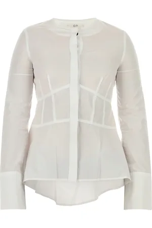 CO Camicia in popeline bian DONNA