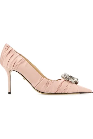 Mach & Mach Scarpe con tacco in raso rosa cipria DONNA