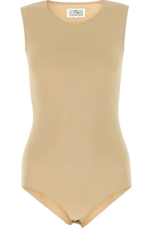 Maison Margiela Body in viscosa stretch rosa carne DONNA