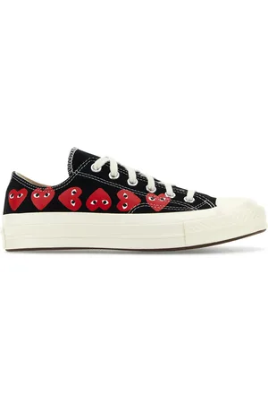 Comme des Garçons Sneakers Comme Des Garçons X Converse in tela nera DONNA