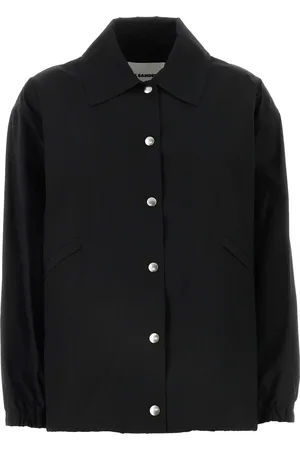 Jil Sander Giubbino in cotone nero DONNA