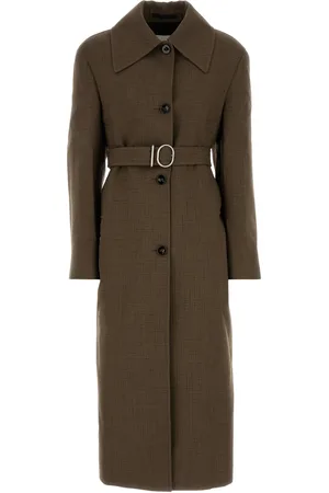 Jil Sander Cappotto in misto lana ricamata DONNA