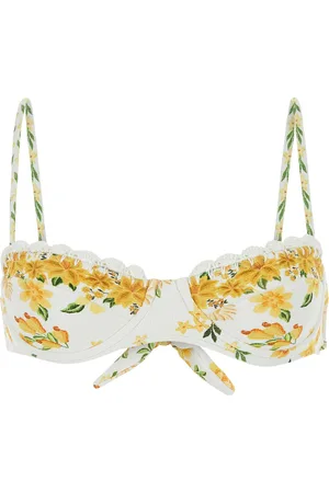 Farm Rio Top bikini Azalea in nylon stretch stampato DONNA