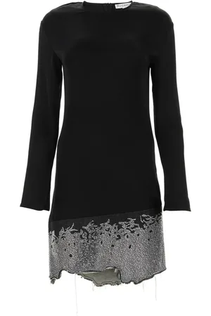 J.W.Anderson Abito in misto triacetato nero DONNA
