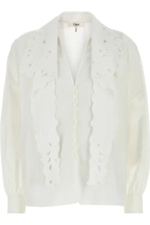 Chloé Camicia in popeline bianco DONNA
