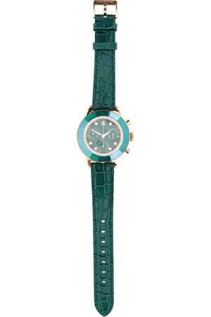 Swarovski Orologio Octea Chrono in pelle verde DONNA