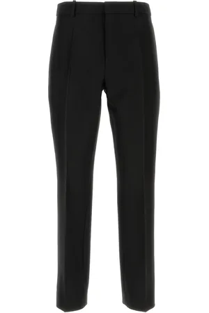 Loewe Pantalone in misto lana nera UOMO