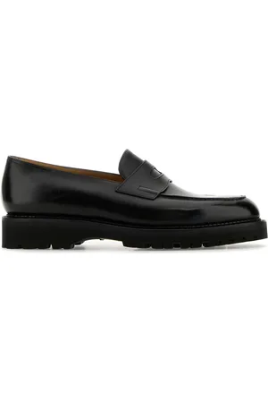JOHN LOBB Mocassini Lopez in pelle nera UOMO