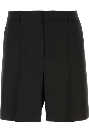 VALENTINO GARAVANI Bermuda in lana nera UOMO