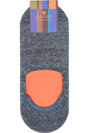 Gallo Fantasmini in misto lino stretch blu melangé UOMO