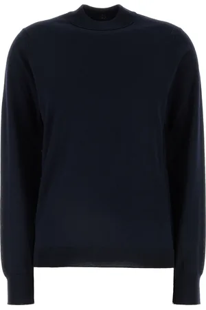 Maison Margiela Maglione in lana blu notte DONNA