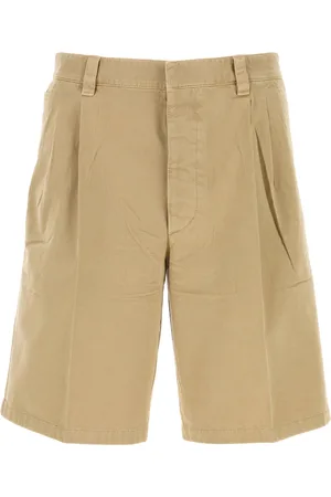 Prada Bermuda in gabardine beige UOMO