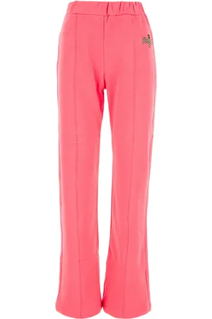 Chiara Ferragni Pantalone jogging in cotone rosa scuro DONNA