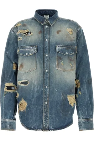 Vetements Camicia in denim UOMO