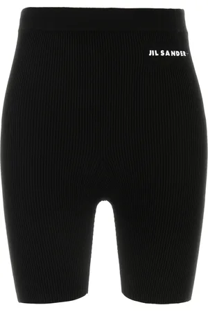 Jil Sander Leggings in cotone nero DONNA