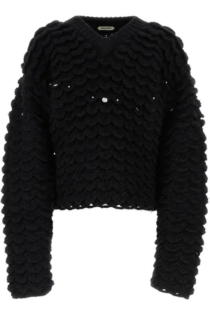 Namacheko Maglione in misto lana nera UOMO