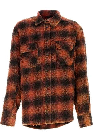 DOUBLET Camicia Zombie in cotone ricamato UOMO
