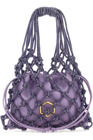 Hibourama Borsa a mano Carrie in rete viola DONNA