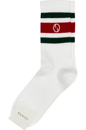 Gucci Calze in misto cotone stretch bianco DONNA
