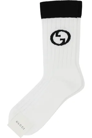 Gucci Calze in misto cotone stretch bianco DONNA
