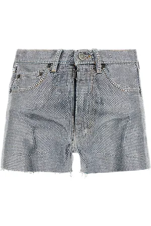 Maison Margiela Shorts in denim decorato DONNA