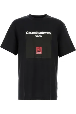 OAMC T-shirt in cotone nero UOMO