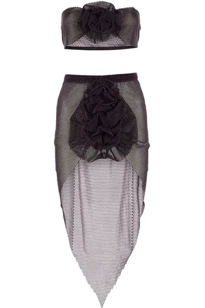 SANTA BRANDS Set in maglia metallica viola DONNA