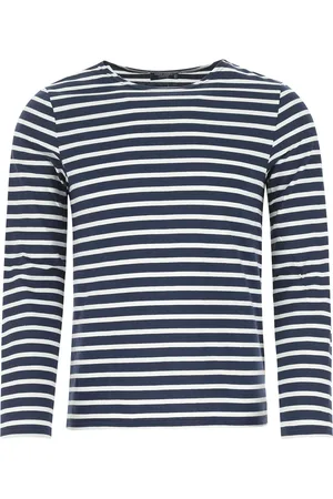 SAINT JAMES T-shirt in cotone ricamato UOMO