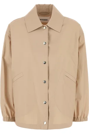 Jil Sander Giubbino in cotone beige DONNA