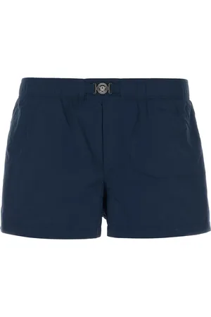 VERSACE Bermuda mare in nylon blu UOMO