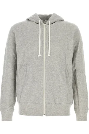 Comme des Garçons Felpa in cotone grigio UOMO