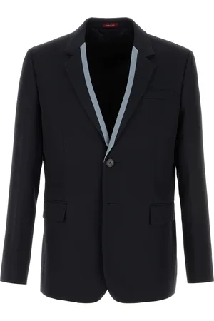 Gucci Giacca in lana blu notte UOMO