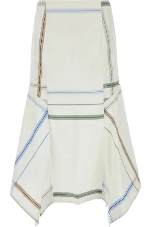 Bottega Veneta Gonna in cotone ricamato DONNA