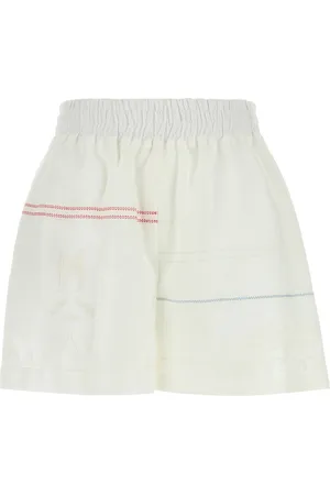 Marni Shorts in lino bianco DONNA