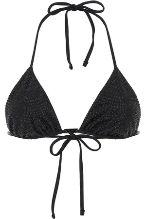 Prada Top bikini in Re-Nylon stretch nero DONNA