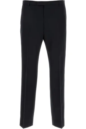 Gucci Pantalone in lana blu navy UOMO