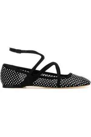 Jimmy Choo Ballerine Astoria in rete decorata DONNA