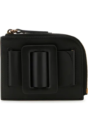 BOYY Portacarte Epsom in pelle nera DONNA