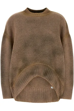 The Attico Maglione in misto lana biscotto DONNA