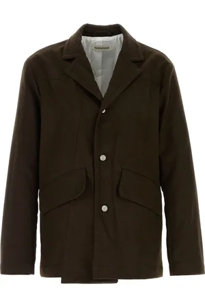 Namacheko Giacca Moleskin in cotone marrone UOMO