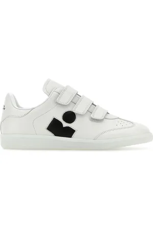Isabel Marant Sneakers Logo Classic SN in pelle bianca DONNA