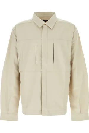 Entire Studios Camicia in oxford stretch sabbia UNISEX