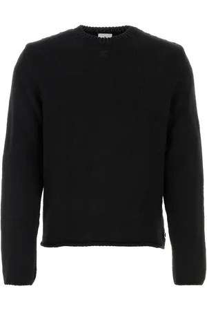 Courrèges Maglione in misto cotone nero UOMO