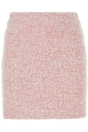 Balenciaga Minigonna in tweed rosa DONNA