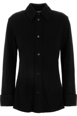 Bottega Veneta Camicia in jersey nero DONNA